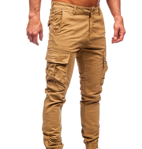 Pantalon cargo léger coupe ajustée pour hommes de haute qualité multi-poches pantalon cargo à séchage rapide pour adultes pantalon cargo confortable pour hommes - Product Image 5