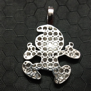 จี้เงิน925สุดหรูออกแบบได้เอง VVS Moissanite เพชรดวงตาสไตล์ฮิปฮอปสำหรับผู้ชายชุดปาร์ตี้ - Product Image 5