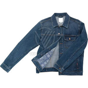 Fabrication en usine nouveauté à manches longues hommes jean veste support avant écologique respirant 100% coton personnalisé - Product Image 6