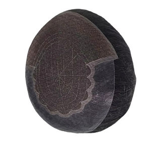 Perruque en cheveux humains Q6 Yaki, toupet pour homme, cheveux vierges Remy, trame unique, Bangladash Naturalizer Curl Bonnet, extension de cheveux Remi - Product Image 5