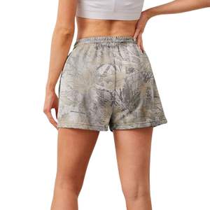 Pantalones cortos de sublimación transpirables de poliéster 100% de alta calidad para mujer, pantalones cortos de gimnasio de entrenamiento de malla de secado rápido - Product Image 2