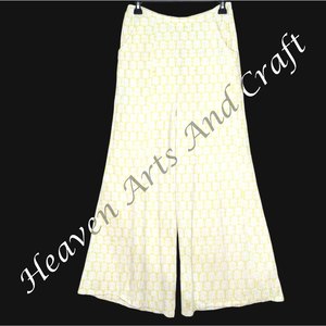 Sarouel en coton délavé à la pierre avec imprimé bloc élastique et cordon de serrage à la taille deux poches pour l'été #1 le plus populaire - Product Image 5