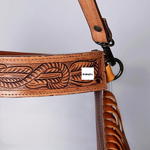 Elegante cuero turquesa Vintage Zip cadenas flecos tallado transparente claro antirrobo uso al aire libre multiusos de moda - Product Image 4