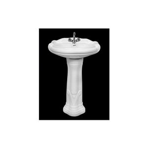 อ่างล้างมือเซรามิกสีขาวความจุ20L หลุมเดียวทรงรีห้องน้ำสำเร็จรูปใหม่ - Product Image 1