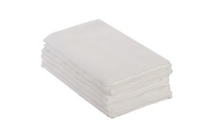 Juego de servilletas de satén de algodón 100%, de secado rápido toalla de lino, tejido blanco sólido para el hogar, hoteles, restaurantes, uso de cocina sostenible - Product Image 5