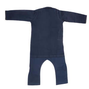 Shalwar Kameez Bordado para Niños - Azul Marino - Product Image 5