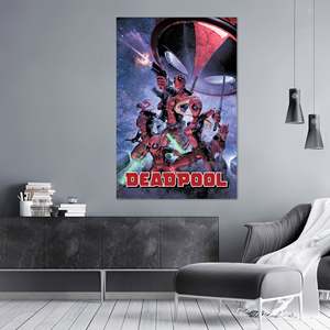 Poster de la Famille Deadpool de Marvel, Design Moderne, Matériel Papier pour Utilisation Murale - Product Image 5