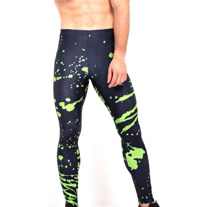 Mallas hechas a medida para hombre, mallas cómodas con cintura elástica para fitness, diseño OEM, mallas para hombre para correr, suministro al por mayor - Product Image 3