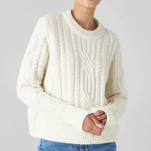 Sudaderas Casuales Blancas de Punto Personalizadas con Logotipo de Moda para Mujer, para un Invierno Cálido, Sudaderas y Hoodies Cómodas de Estilo Urbano para Mujer - Product Image 6