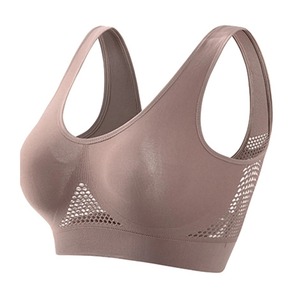 สปอร์ตบราผู้หญิงผ้าไนลอนสแปนเด็กซ์ระบายอากาศได้ดีดีไซน์ทันสมัย - Product Image 5