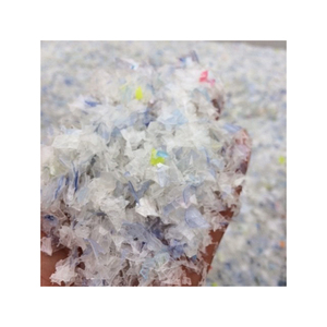 Hot washed 100% <b>clear</b> PET bottle scrap / PET flakes /recycled PET <b>Resin</b> Factory - Product Image 1