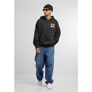 เสื้อสเวตเตอร์มีฮู้ดสำหรับผู้ชายผ้าคอตตอนพิมพ์ลายขนแกะทันสมัยพิมพ์ลายแบบ3D บริการ OEM ออกแบบโลโก้ได้ตามต้องการ - Product Image 4