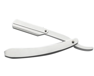 IMANS ENTERPRISES Maquinilla de afeitar de media hoja de peluquero con cuerpo de acero con logotipo gratis () - Product Image 2