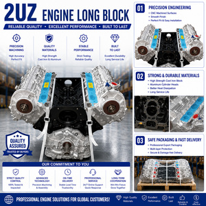 เครื่องยนต์ <span class=keywords><strong>2UZ</strong></span> <span class=keywords><strong>FE</strong></span> 4664 ซีซี V8 ใหม่เอี่ยม ประกอบเสร็จสมบูรณ์ สำหรับ Toyota Land Cruiser 100 Tundra Lexus LX470 - Product Image 2