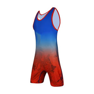 Singlets de lutte sublimés Costume d'haltérophilie Singlets pour hommes Lutte - Product Image 2