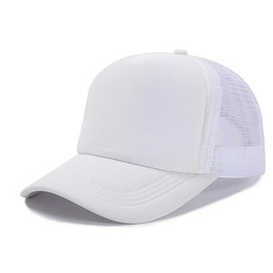 Gorra para hombre Unisex, gorra de camionero de 5 paneles más barata para adultos, gorra de béisbol de verano para hombres y mujeres de red, sombrero para el sol tentáculo de malla en blanco - Product Image 2