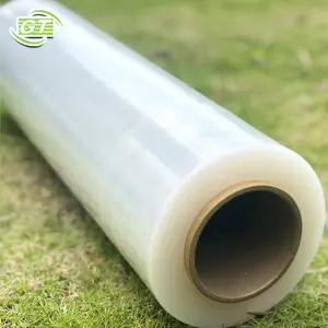 Şeffaf endüstriyel LLDPE streç Film 23mic x 500mm x 200M PE plastik Film Vietnam üretici fabrika doğrudan satış