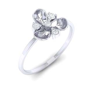 Anillo de Diamante Real Certificado en Oro Amarillo de 14 Quilates con Calidad IJ-SI de 0.07 Quilates - Product Image 3