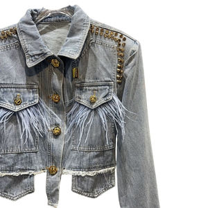 Veste courte ample tendance automne-hiver, élégante, chaude, décontractée, tendance, légère, confortable, coupe-vent - Product Image 5