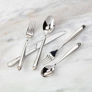 Juego de cubiertos de metal funcional duradero con aspecto pulido, perfecto para hoteles, restaurantes y servicios profesionales de catering - Product Image 2
