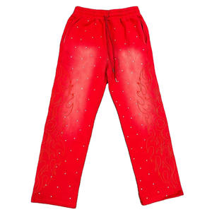 <b>High</b> Quality Casual Flared Pants Men <b>Elastic</b> <b>Waist</b> Flare Sweatpants Men Casual <b>Trousers</b> for Sale - Product Image 5