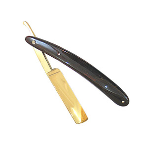 Maquinillas de afeitar con mango de madera para eliminar el vello, maquinillas de afeitar profesionales para peluquero, hechas rectas con el mejor acero inoxidable - Product Image 3