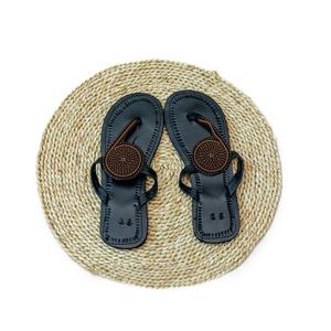 2025 tendance Tribal perle de rocaille sandales dormeur avec conception géométrique graine perlée brodé sandales dormeur ajustement personnalisé - Product Image 2