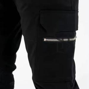 OEM Custom High Quality Men's <b>Cargo</b> <b>Pants</b> <b>Elastic</b> Waistband Adjustable Drawstring Casual Straight Pattern Colored <b>Cargo</b> Wear - Product Image 3