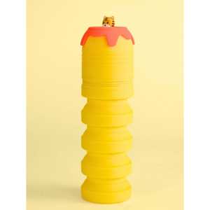 Tykle <b>Bee</b> BTS Combo 2-in-1 Children's Daily <b>Backpack</b> with Crayon Sticks & Water Bottles for School - Product Image 3