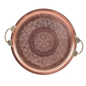 ถาดเสิร์ฟทองแดงทรงสี่เหลี่ยมทำด้วยมือถาดทองแดงสำหรับนักออกแบบโต๊ะแบบคลาสสิก - Product Image 6