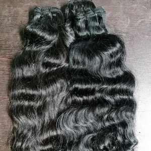 Fabricante en India Extensiones de cabello indio virgen crudo Cabello Remy recto con estilos de ondas y rizos - Product Image 1