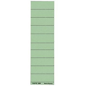 Etiquetas de Cartón Verde Leitz ALPHA 60 x 21 mm, 190 g/m², 100 Unidades por Paquete Accesorio para Carpeta de Archivos - Product Image 1