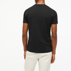 2024 Logo personnalisé col en v t-shirts pour hommes respirant de haute qualité 100% coton Polyester séchage rapide doux grande taille décontracté court - Product Image 4