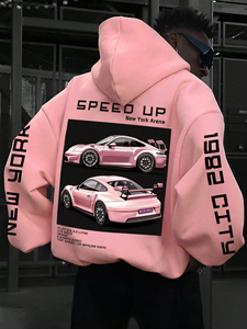 Ropa de calle de alta calidad, Sudadera con capucha con logotipo personalizado, forro polar en blanco con cremallera, bolsillos de doble capa Vintage, sudaderas con capucha térmicas de lana - Product Image 3