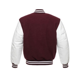 Chaqueta Universitaria de Béisbol Personalizada de Alta Calidad de Fabricante OEM, Chaqueta Universitaria Informal de Invierno para Hombre - Product Image 3