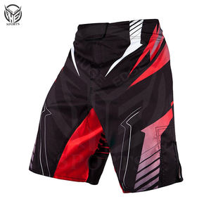 Shorts de MMA de buena calidad para hombre, shorts con impresión de logotipo personalizado, estilo shorts de MMA, ropa de entrenamiento, shorts de grappling. - Product Image 1