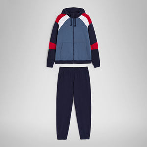 2024 hommes coupe ajustée décontracté sport survêtements respirant Polyester polaire 100% coton en gros imprimé Logo ensembles pour l'hiver - Product Image 2