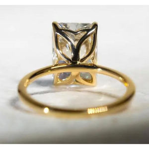 Bague en diamant de laboratoire 2,24 ct, taille coussin, provenance ancienne mine, commande sur mesure, dépôt requis - Product Image 4
