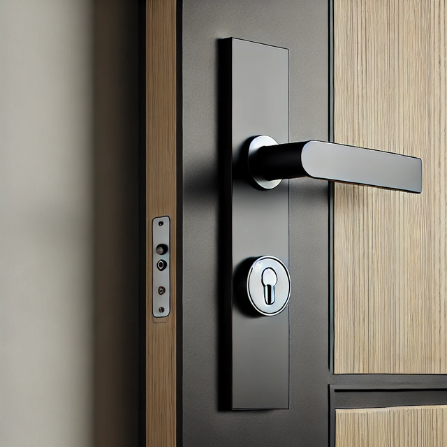 YMC Modern Interior Lever Door Handles Aluminium Alloy Mortise Locks Entrance Gate Knob Design