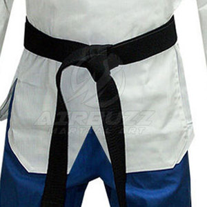 Uniforme de competición de Taekwondo de algodón 100% de alta calidad con tela transpirable de secado rápido y logotipo frontal - Product Image 3