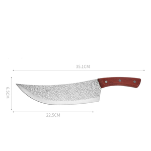 มีดใช้ในครัวแบบมืออาชีพมีดหั่นผักเนื้อพร้อมด้ามไม้ - Product Image 2