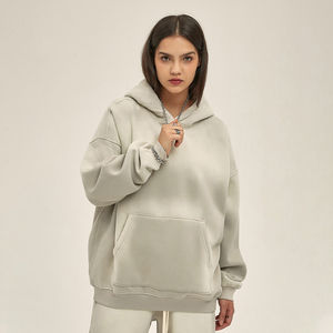 Chándal de Invierno Personalizado, Tejido, Lavado Ácido, Holgado, Unisex, para Mujer - Product Image 3