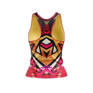 Camiseta sin Mangas para Mujer, Tallas Grandes, Cómoda, de Alta Calidad, MOQ Bajo, Ajuste Delgado, Ecológica, de Secado Rápido, en Algodón/Fibra de Bambú, para Fitness - Product Image 2