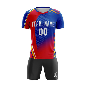 Maillots de football personnalisés en gros, shorts de football sublimés, gestion de l'humidité, 220g, unisexe, polyester, club sportif - Product Image 5