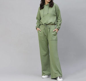 Ensemble de survêtement pour femme, coupe équilibrée, jogging deux pièces, sweat-shirt et pantalon, tenue de sport pour un style de vie actif - Product Image 2