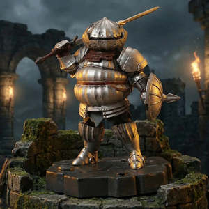 Dark Souls PVC Figurine Siegmeyer 30cm Military <b>Toy</b> ODM Model <b>Toy</b> Anime Accessories Character Design for Decorative <b>Box</b> - Product Image 2