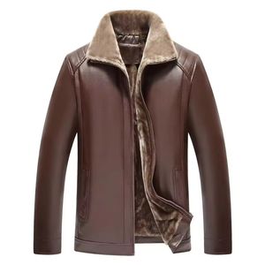 Veste en toile en cuir véritable à capuche pour homme, style streetwear d'hiver, personnalisable sur le devant, col montant, manches longues, coupe-vent, respirante - Product Image 1