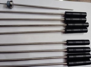 Jeu d'instruments laparoscopiques manuels 5mm en acier inoxydable Poussoir à nœud en L Cuillère Marque WMS Garantie 1 an Classe I pour - Product Image 2