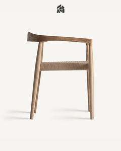 Silla de Comedor Moderna Hecha a Mano con Madera de Teca Sólida de Primera Calidad Aurelisse, Muebles de Comedor de Lujo - Product Image 2