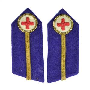 แผ่นแปะแปะติดบนปกเสื้อ Gorget ปักพลอยเทียมสีสั่งทำคุณภาพสูง - Product Image 1